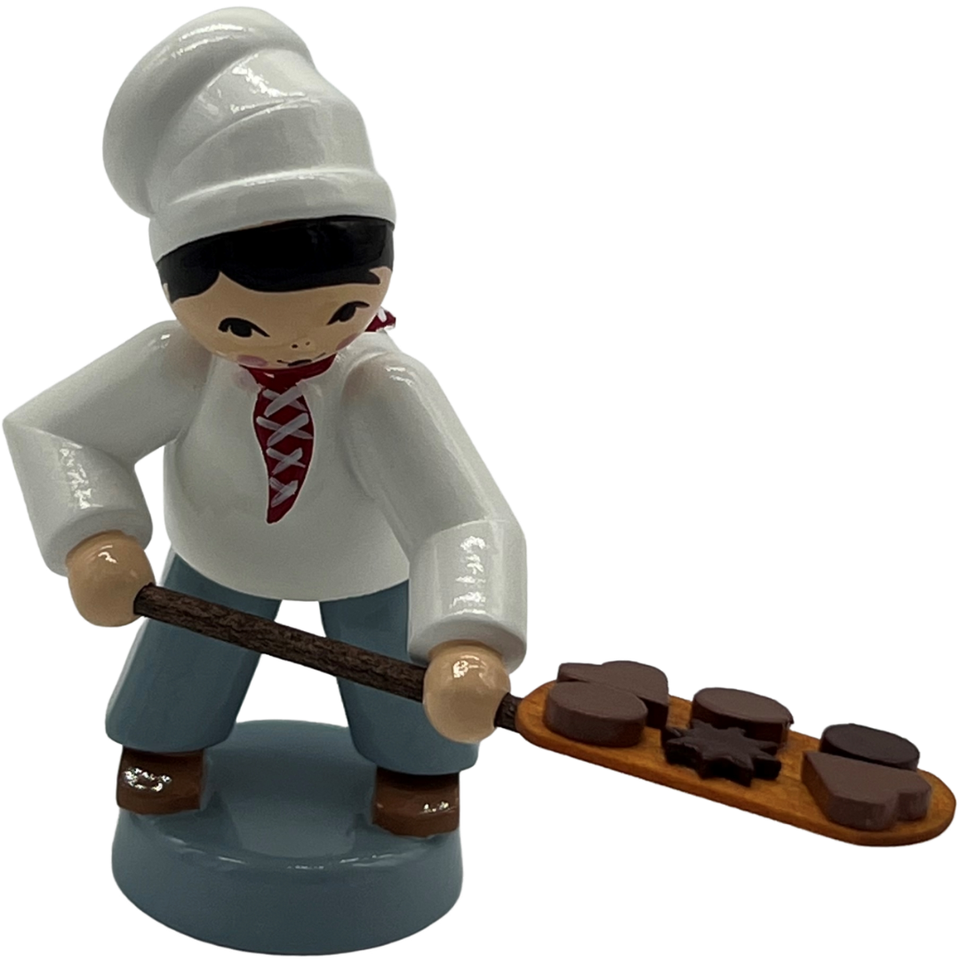 Bäckerjunge mit Schieber, rot