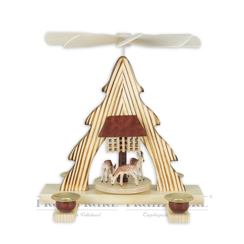 Pyramide Rehe gesandelt