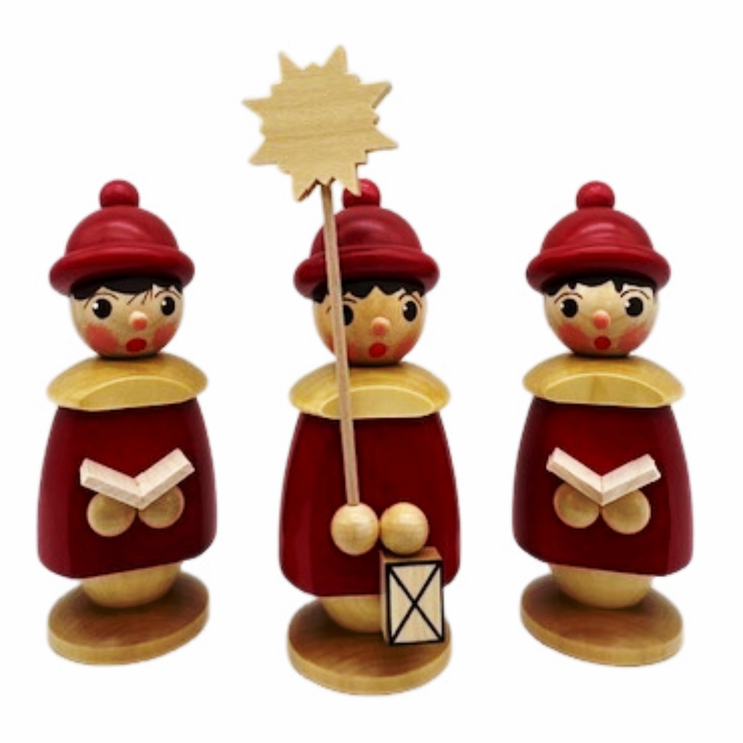 3 Kurrendefiguren - 14,5 cm