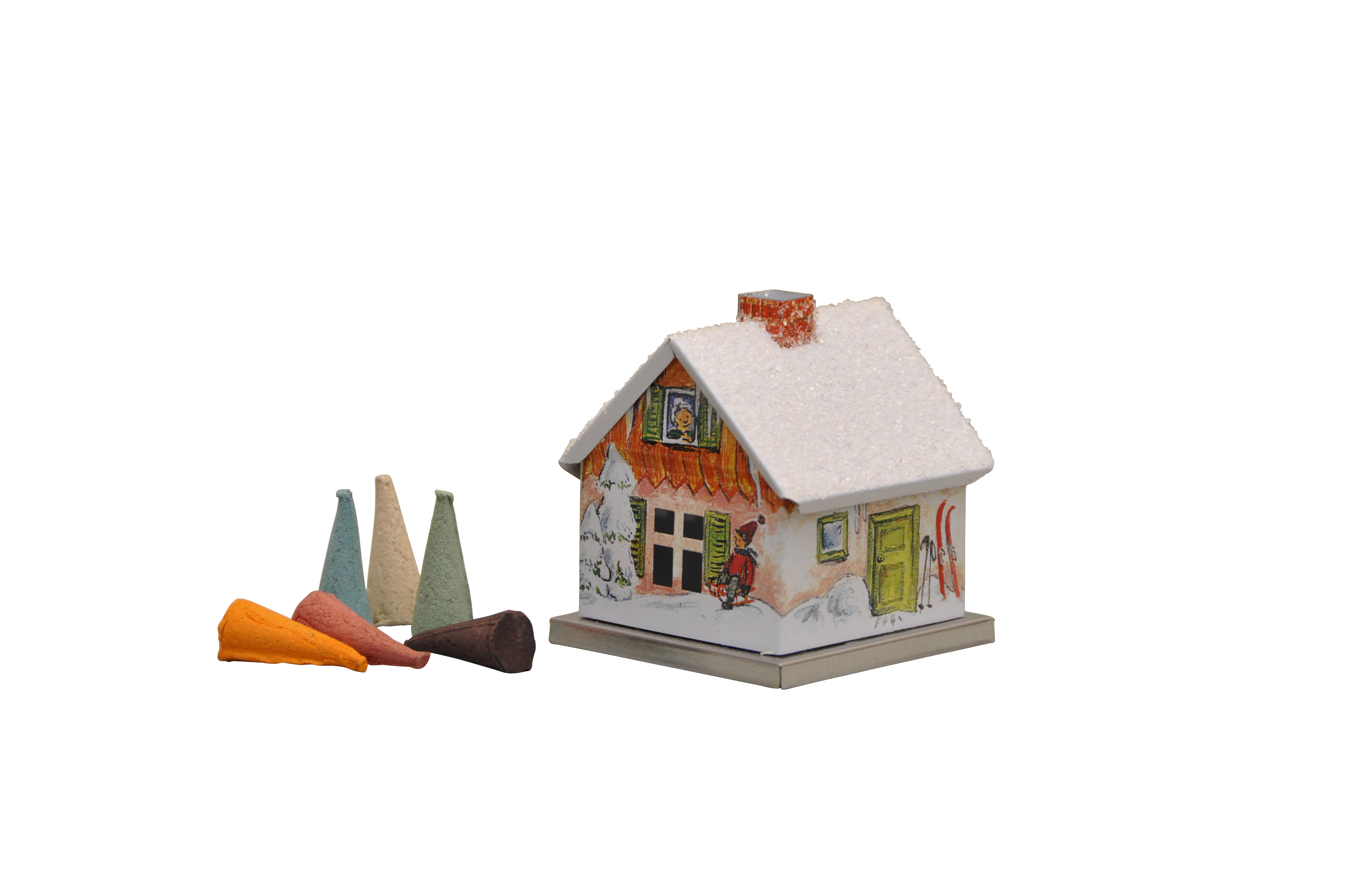 Räucherhaus aus Metall "Winter"