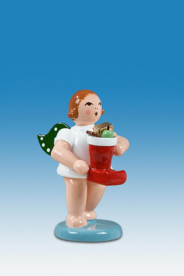 Geschenkeengel mit Nikolausstiefel oK