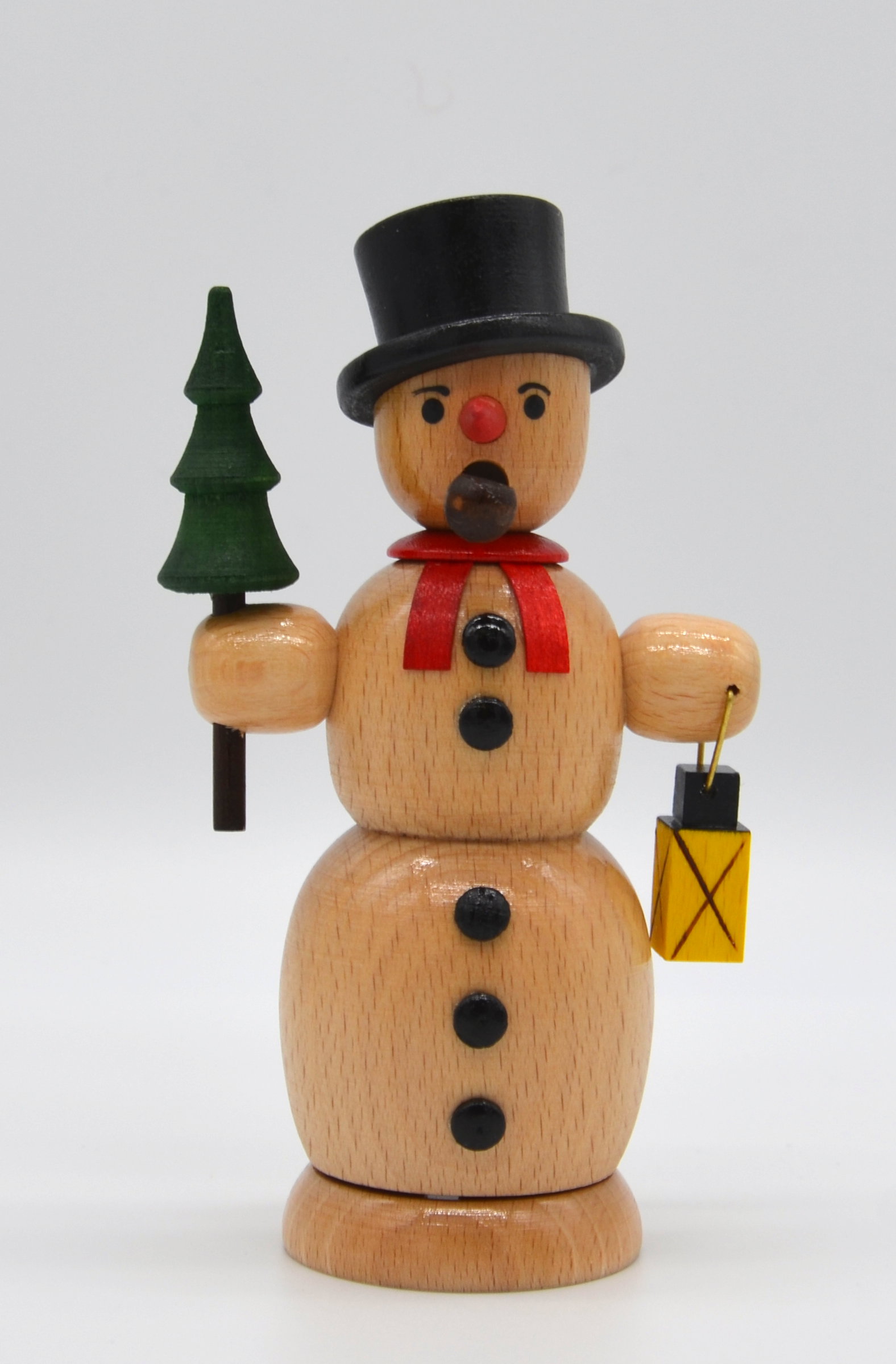 Schneemann mit Laterne, natur