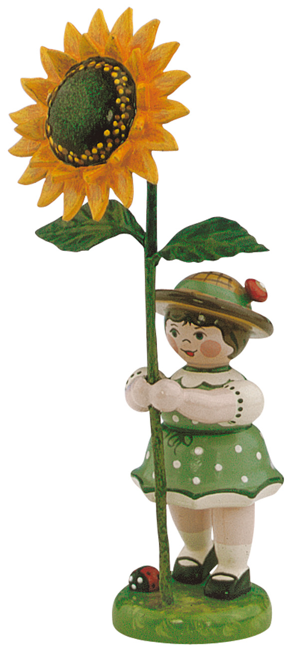 Blumenmädchen mit Sonnenblume