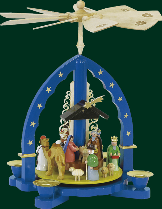 Pyr. Heilige Drei Könige, blau