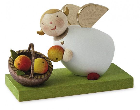Schutzengel mit Apfelkorb