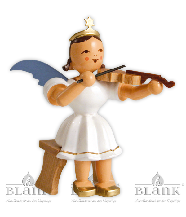 Violine sitzend