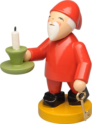 Heinzelmann mit Schlüssel und Licht