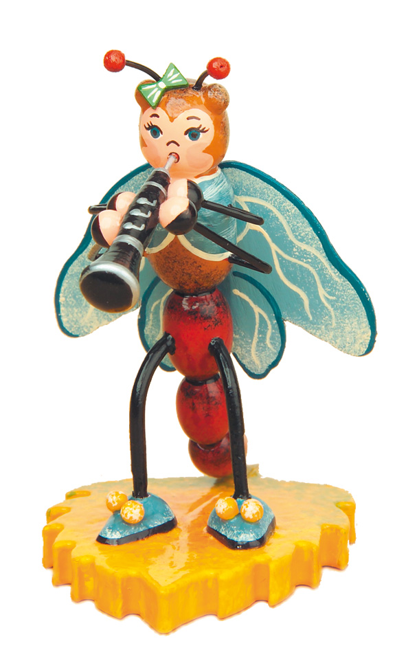 Libelle mit Klarinette