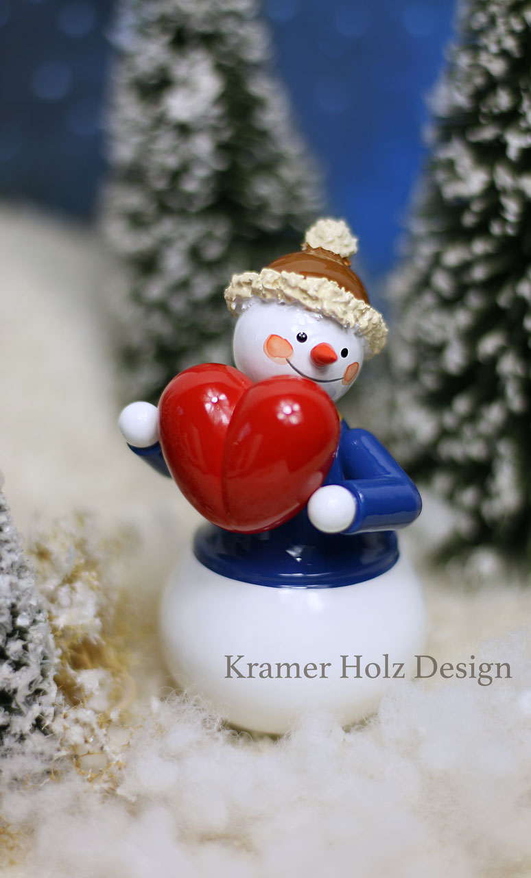 Schneemann mit Herz