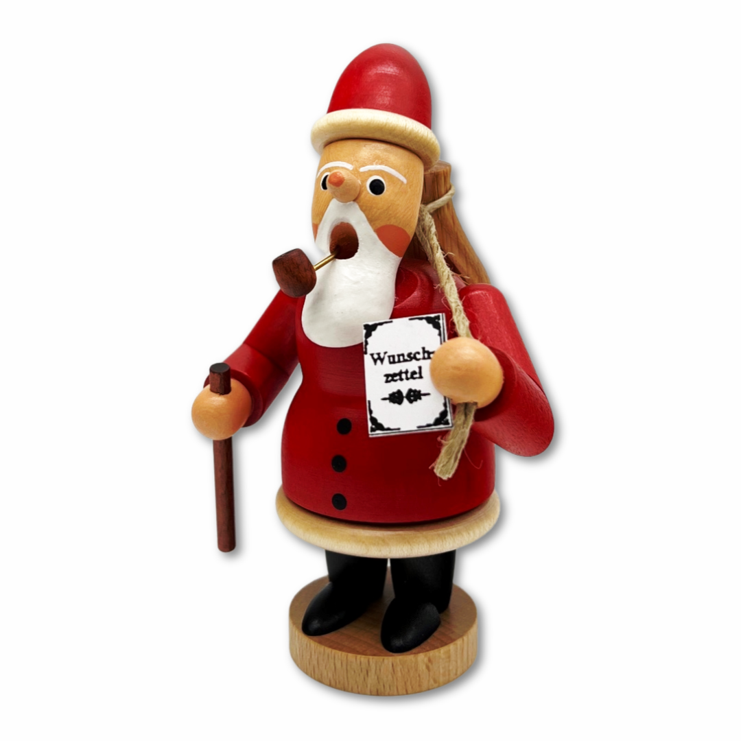 Weihnachtsmann mit Holzsack