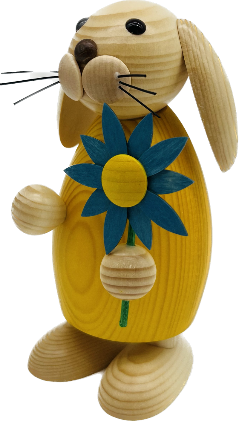 Osterhase mit Blume
