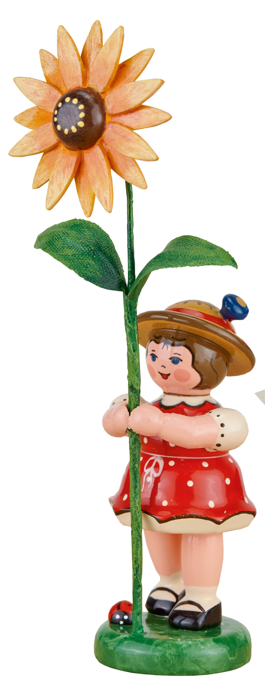 Blumenmädchen mit Sonnenhut