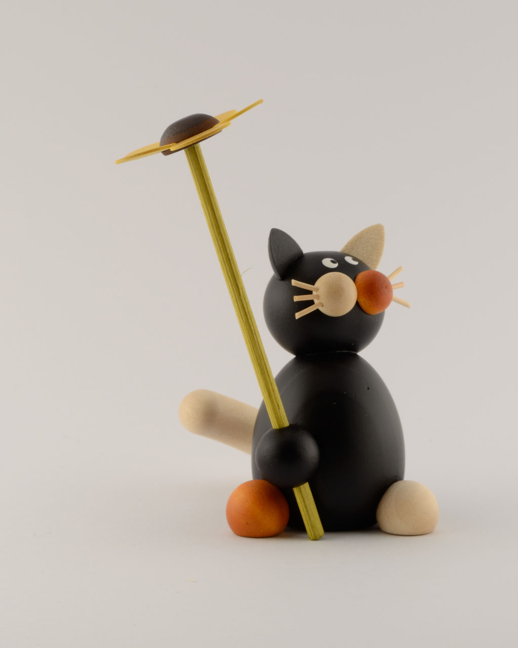Katze mit Blume