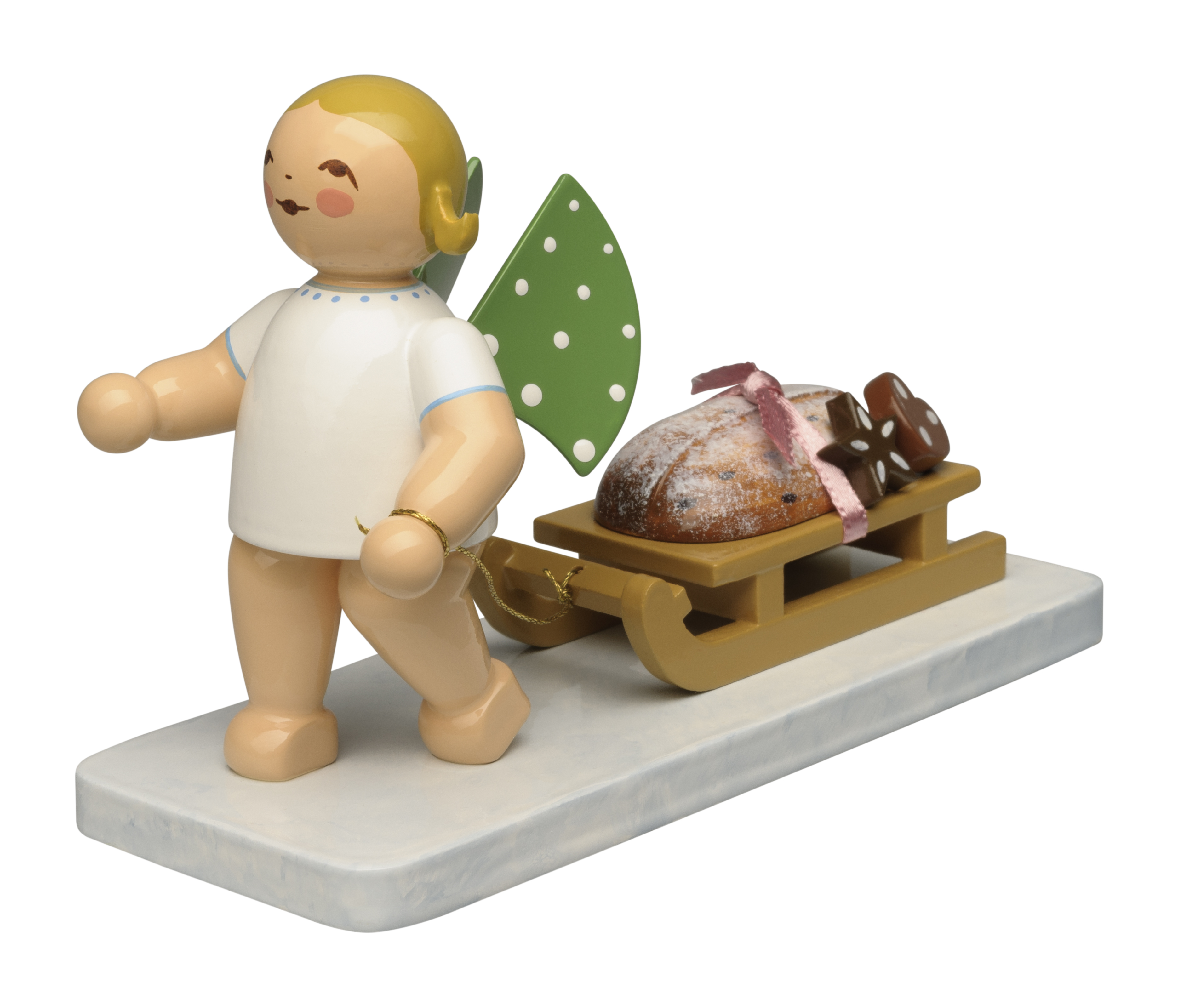 Engel mit Stollen und Lebkuchen