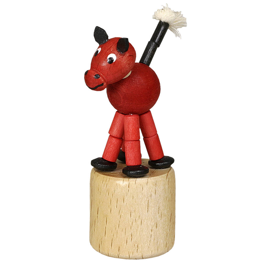 Wackeltier Pferd (braun oder rot )