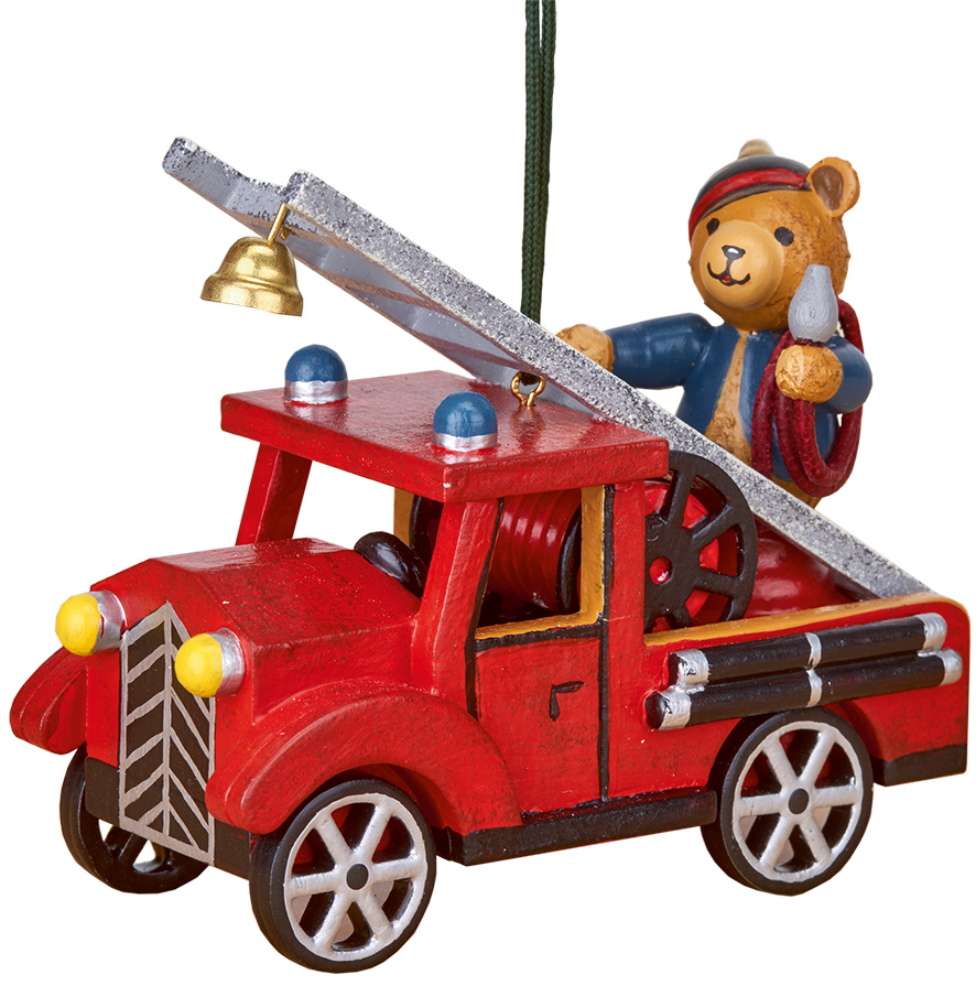 Baumbehang - Feuerwehr mit Teddy