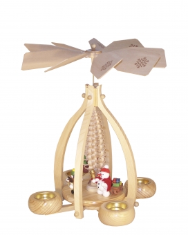 Kugel - Schneemann - Pyramide, Teelicht