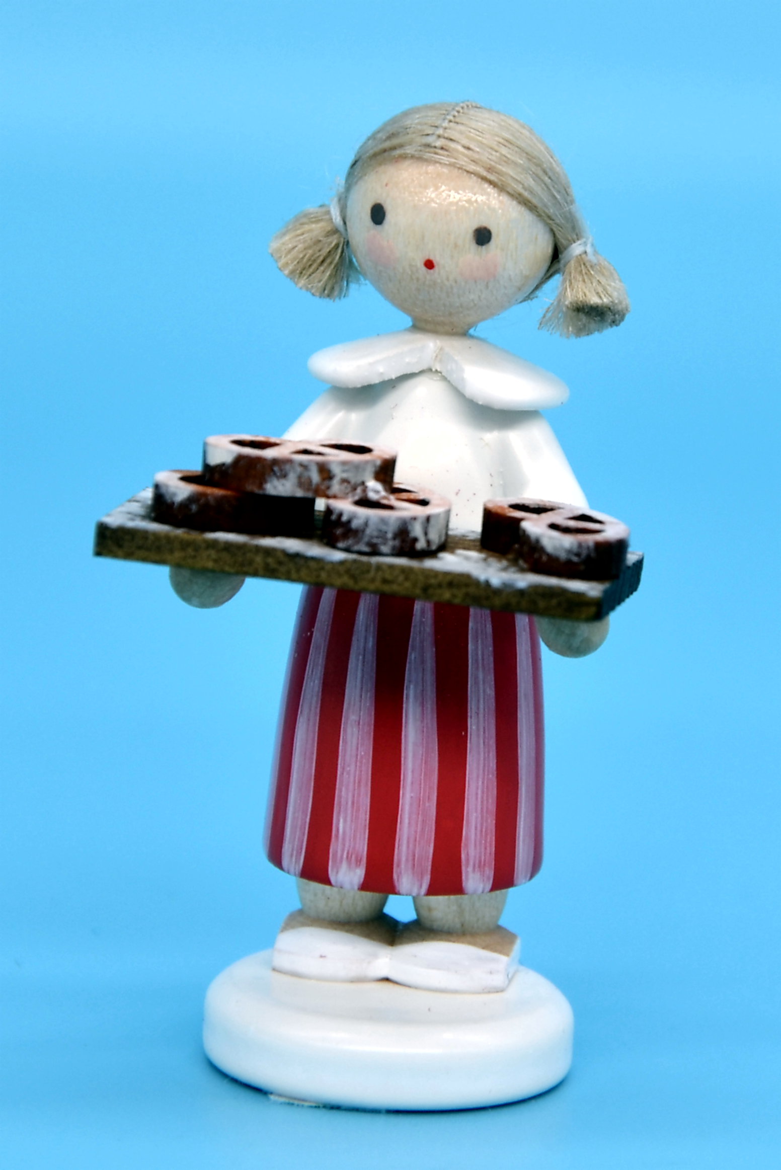 Mädchen mit Brezeln