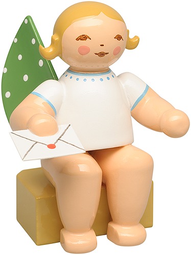 Kalenderfigur 2024, Engel mit Brief