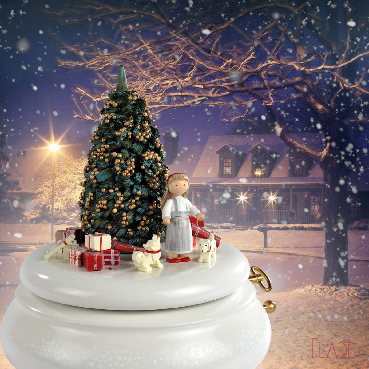 Spieldose "Der Weihnachtsabend"