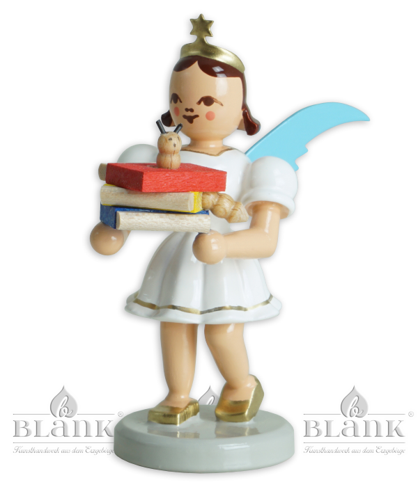 Kurzrockengel "Bücherwurm", farbig
