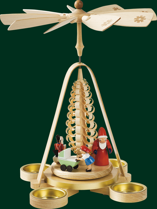Pyramide Bescherung für Teelichte