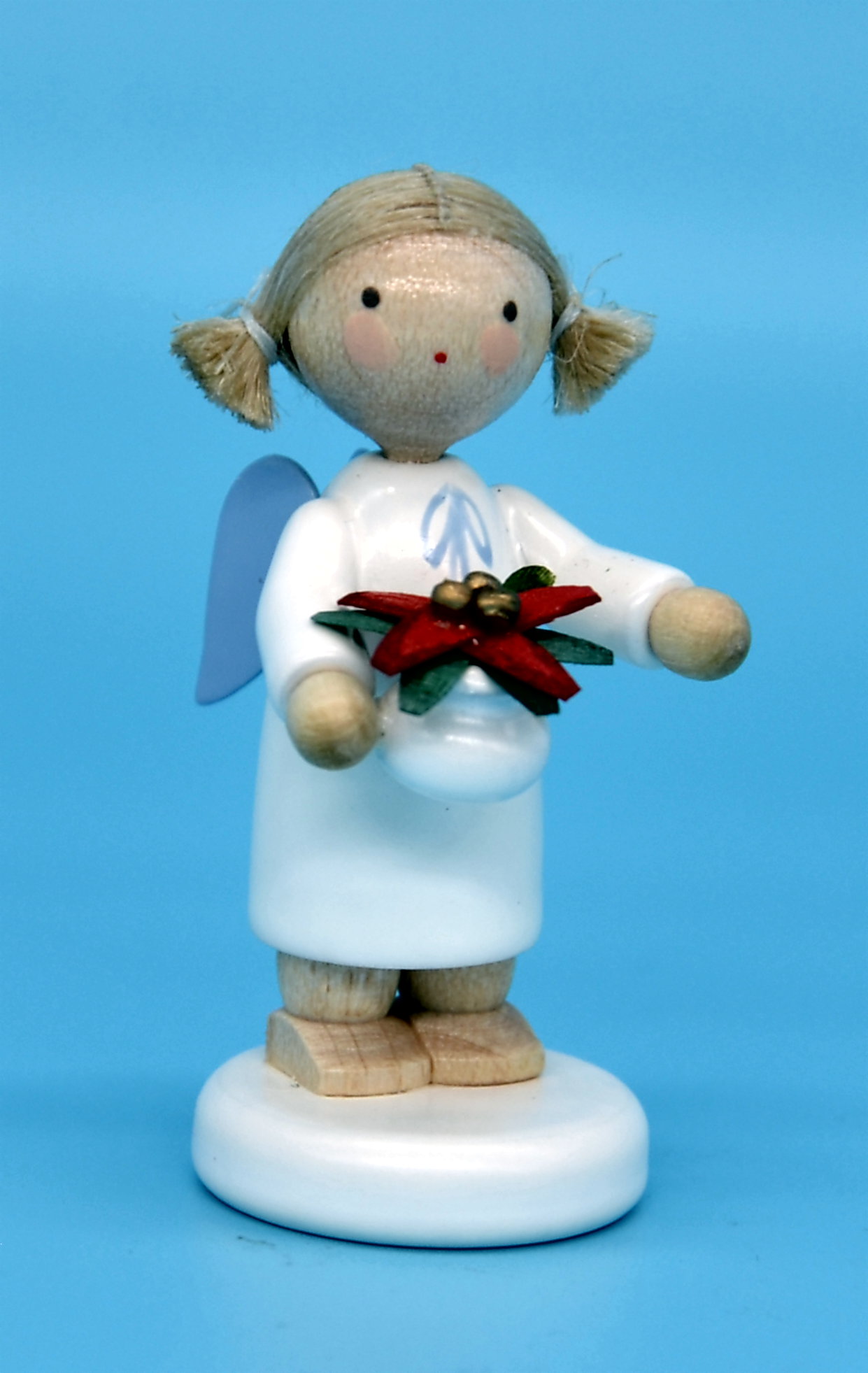 Engel mit Weihnachtsstern