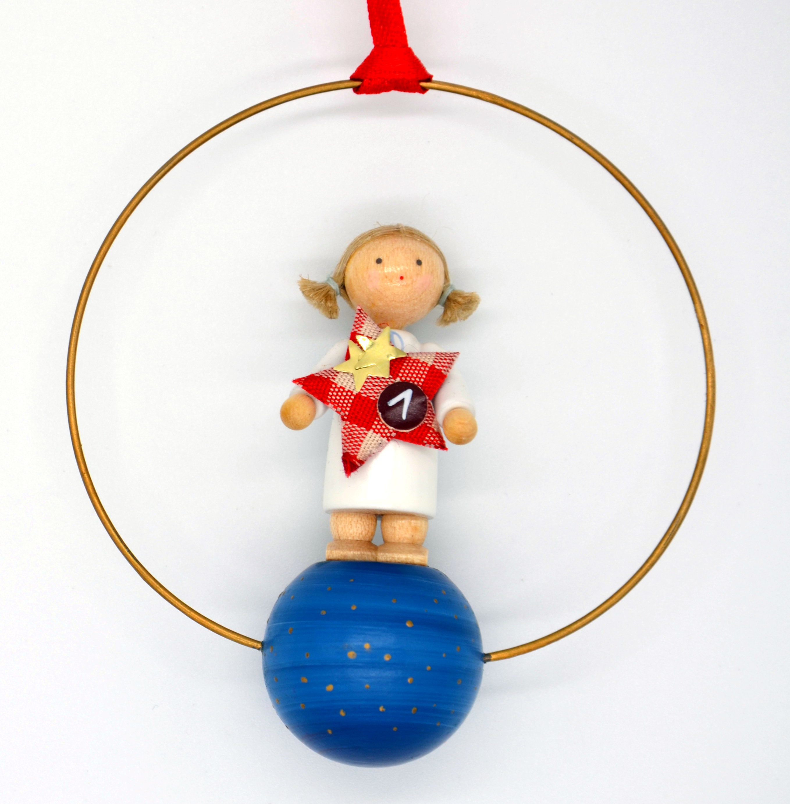 Engel mit Stern (1) - Weihnachtsschmuck-