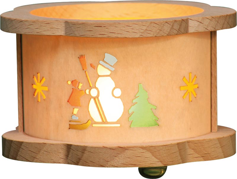 Teelichtlaterne "Schneemann"