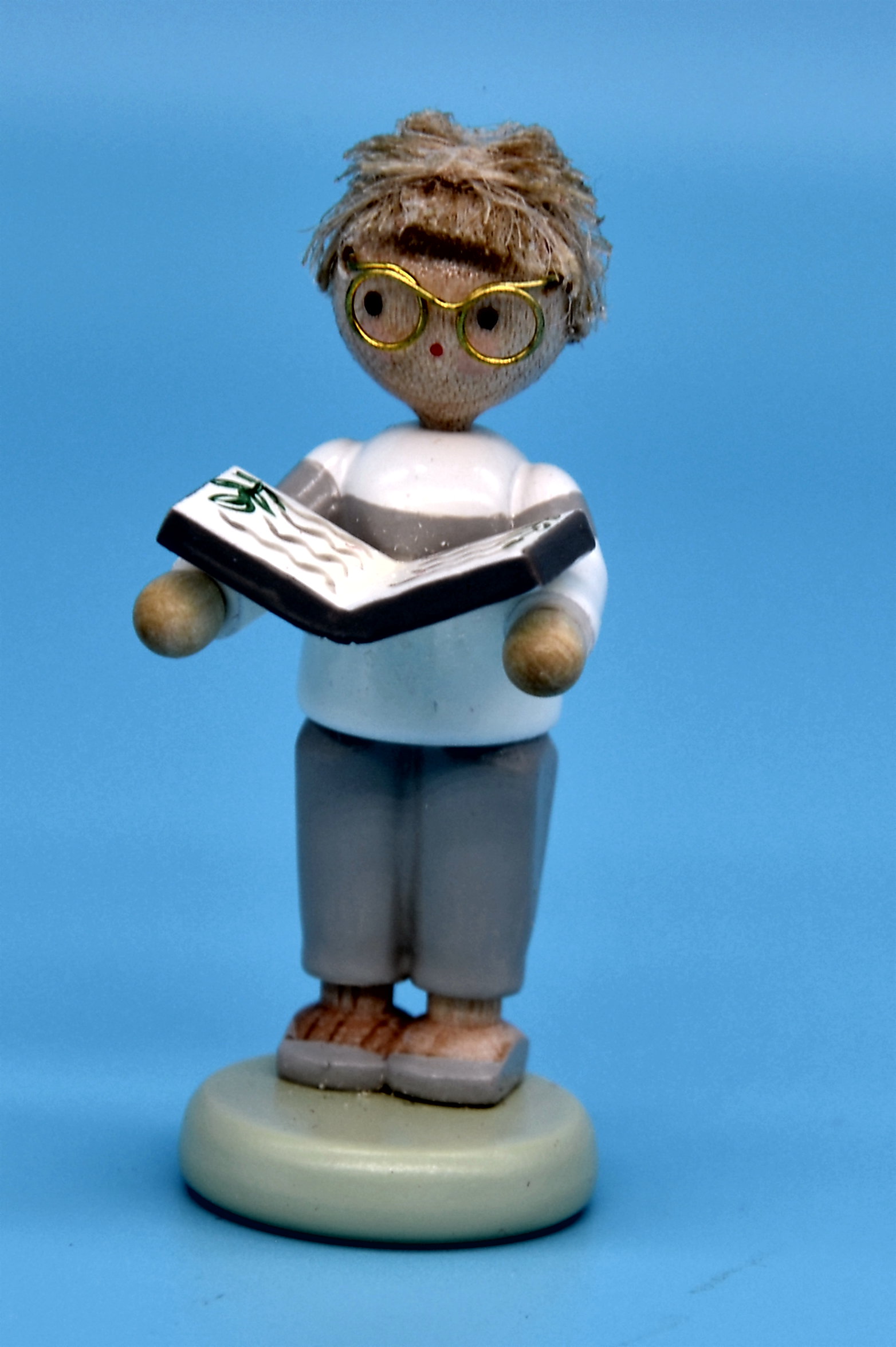 Junge mit Kräuterbuch