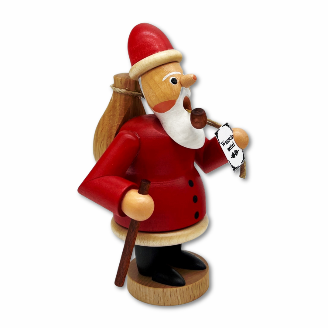 Weihnachtsmann mit Holzsack
