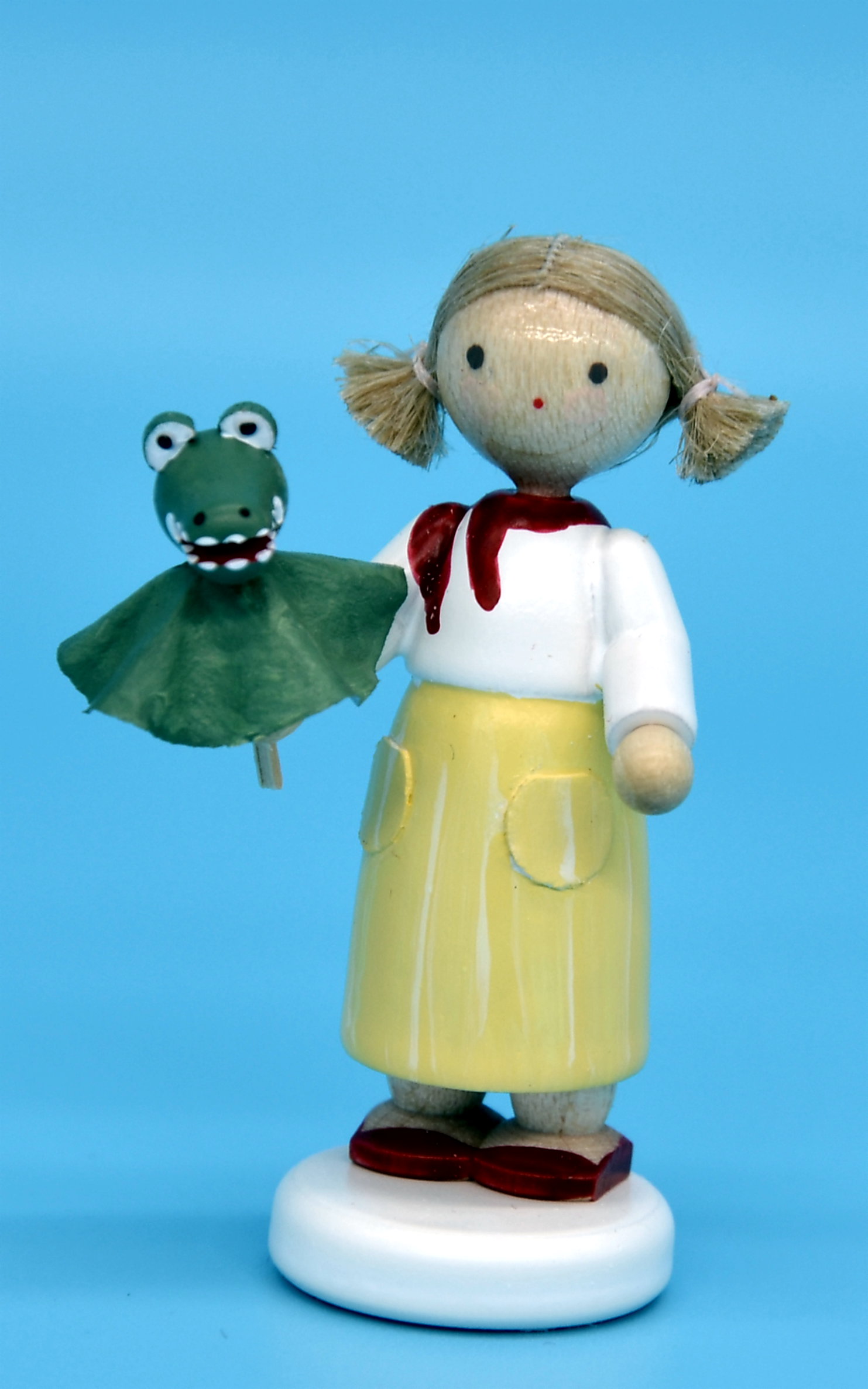 Mädchen mit Krokodil