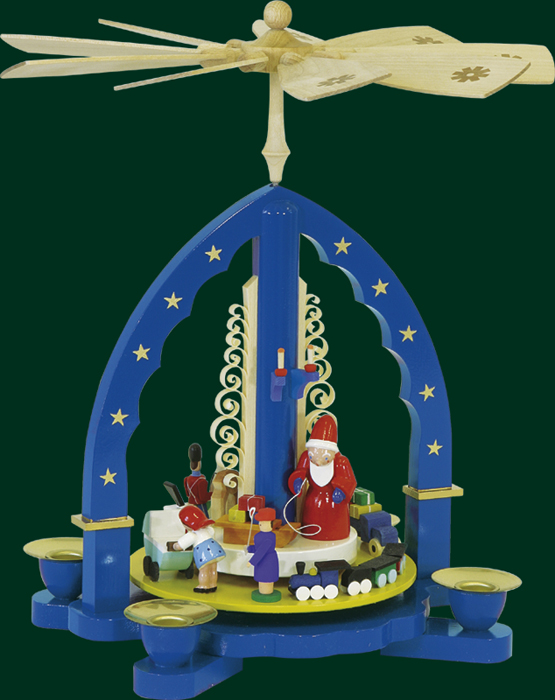 Pyr. Weihnachtsbescherung, blau