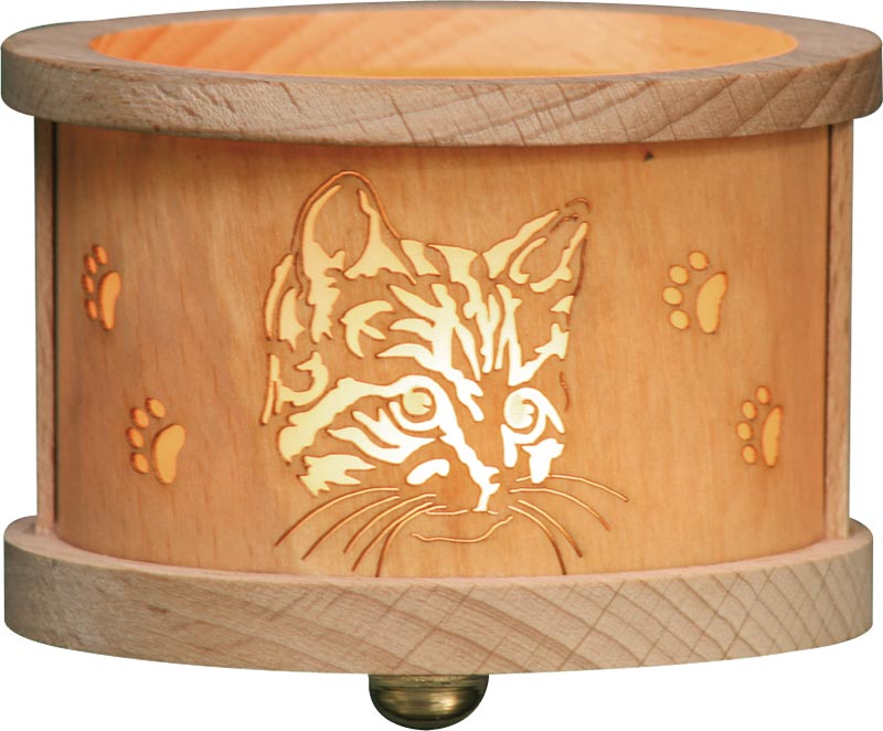 Teelichtlaterne "Katzen"