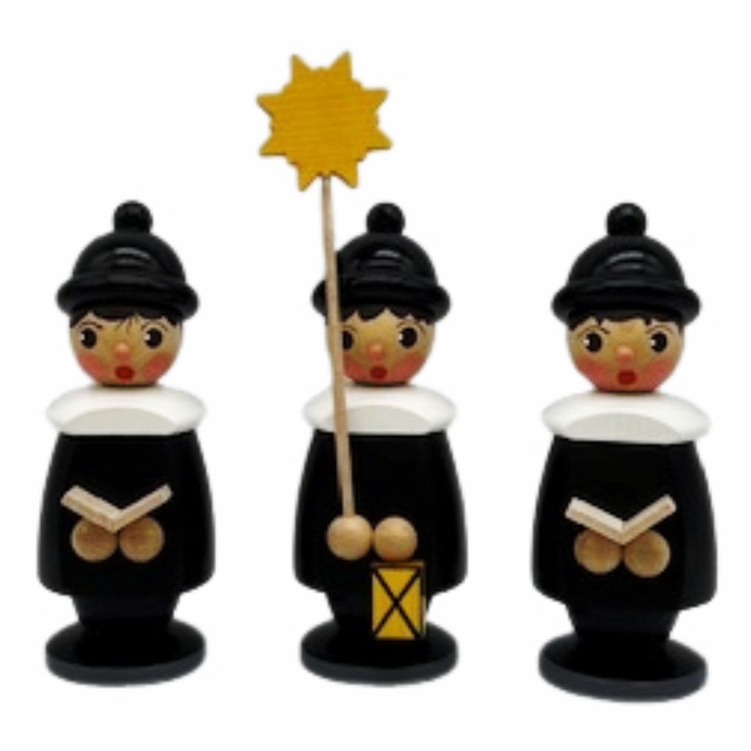 3 Kurrendefiguren - 14,5 cm