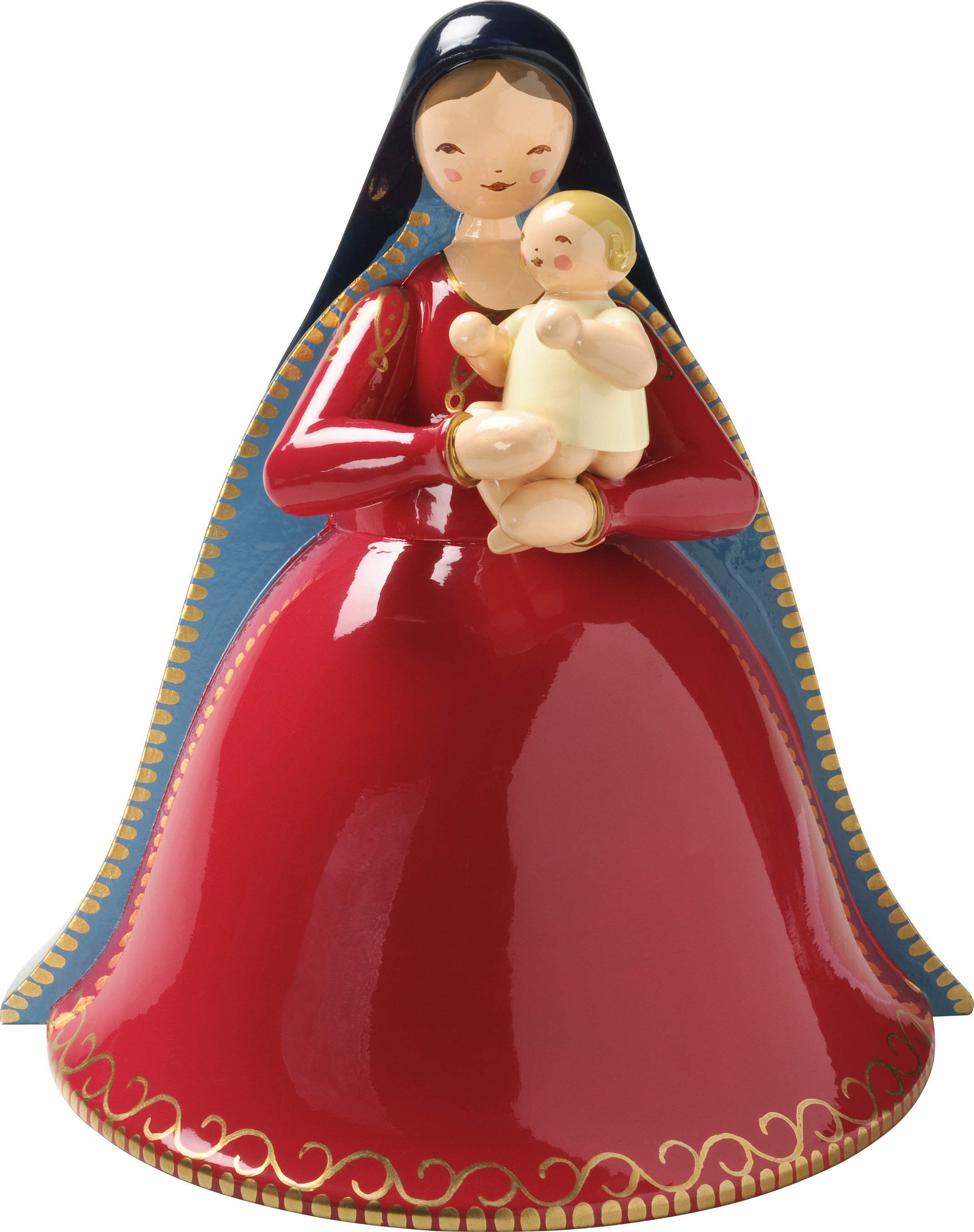 Madonna mit Christkind, einfach bemalt