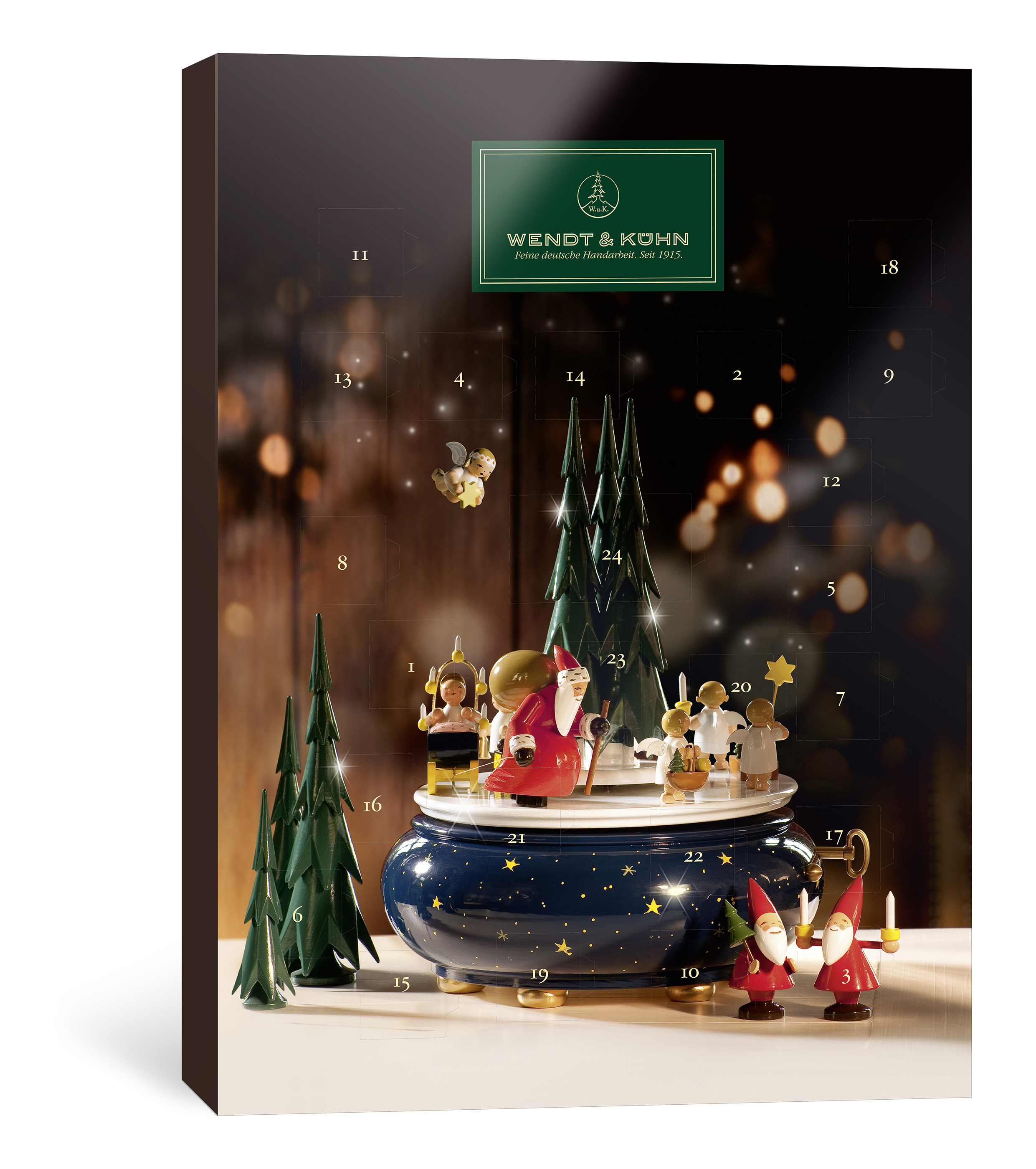 Adventskalender 2025, mit Figur