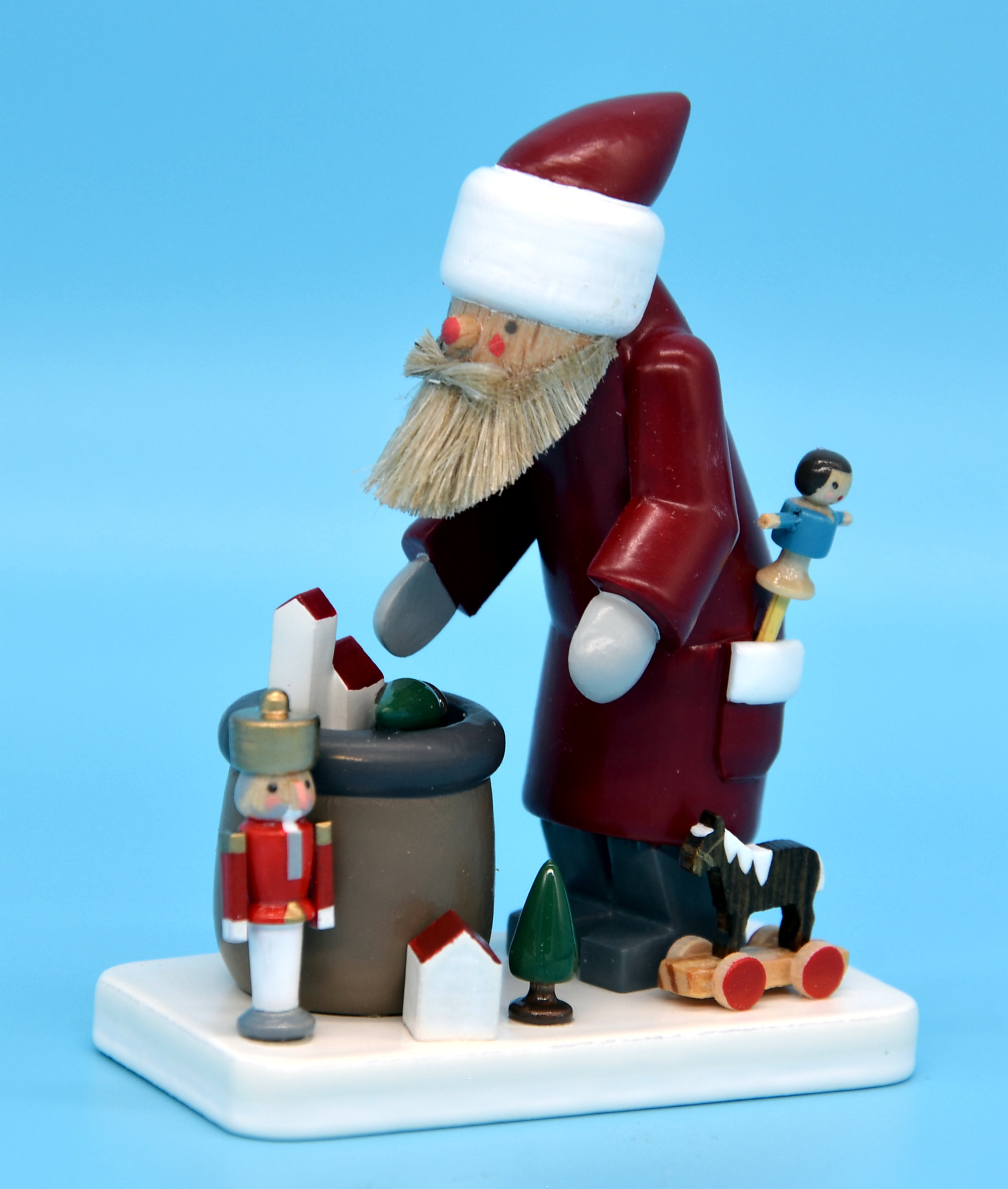 Weihnachtsmann mit Spielzeug
