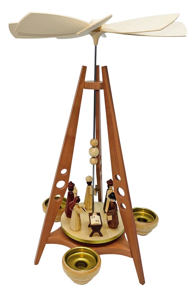 Pyramide im modernen Stil, Christi Geburt, 1-stöckig natur