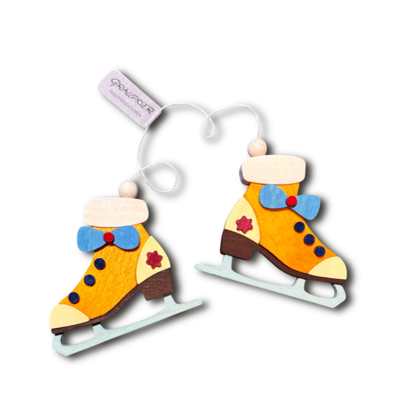 Baumanhänger Schlittschuhe