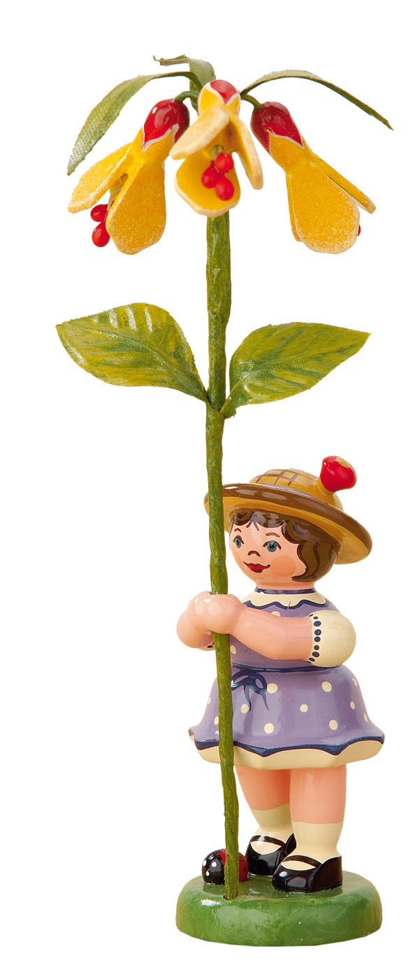 Blumenmädchen mit Schönmalve