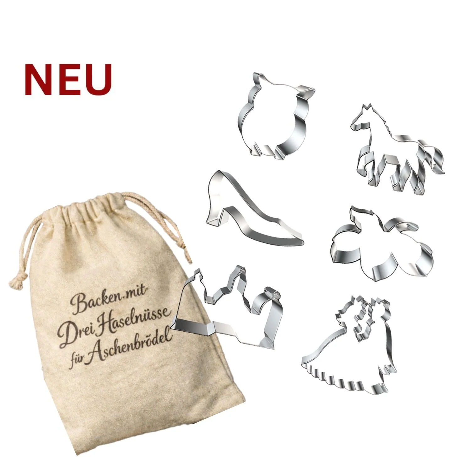 Ausstechförmchen "Drei Haselnüsse für Aschenbrödel®"