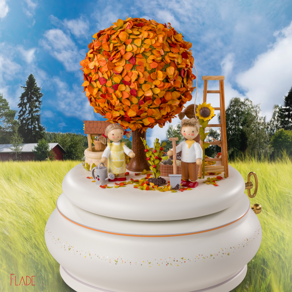 Spieldose "Der alte Kirschbaum - Herbst"