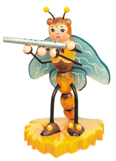 Libelle mit Querflöte