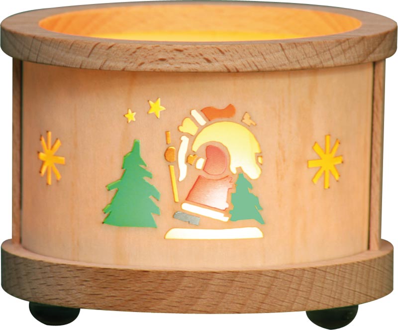 Teelichtlaterne "Weihnachtsmann"