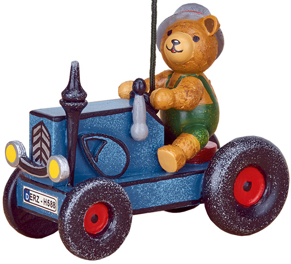 Baumbehang - Traktor mit Teddy