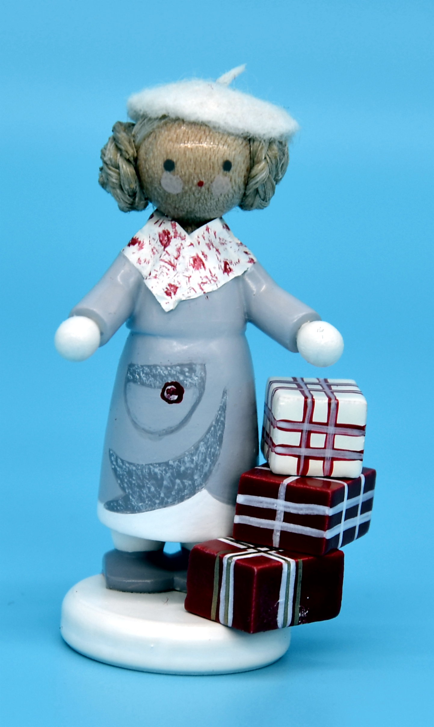 Mädchen mit Geschenken