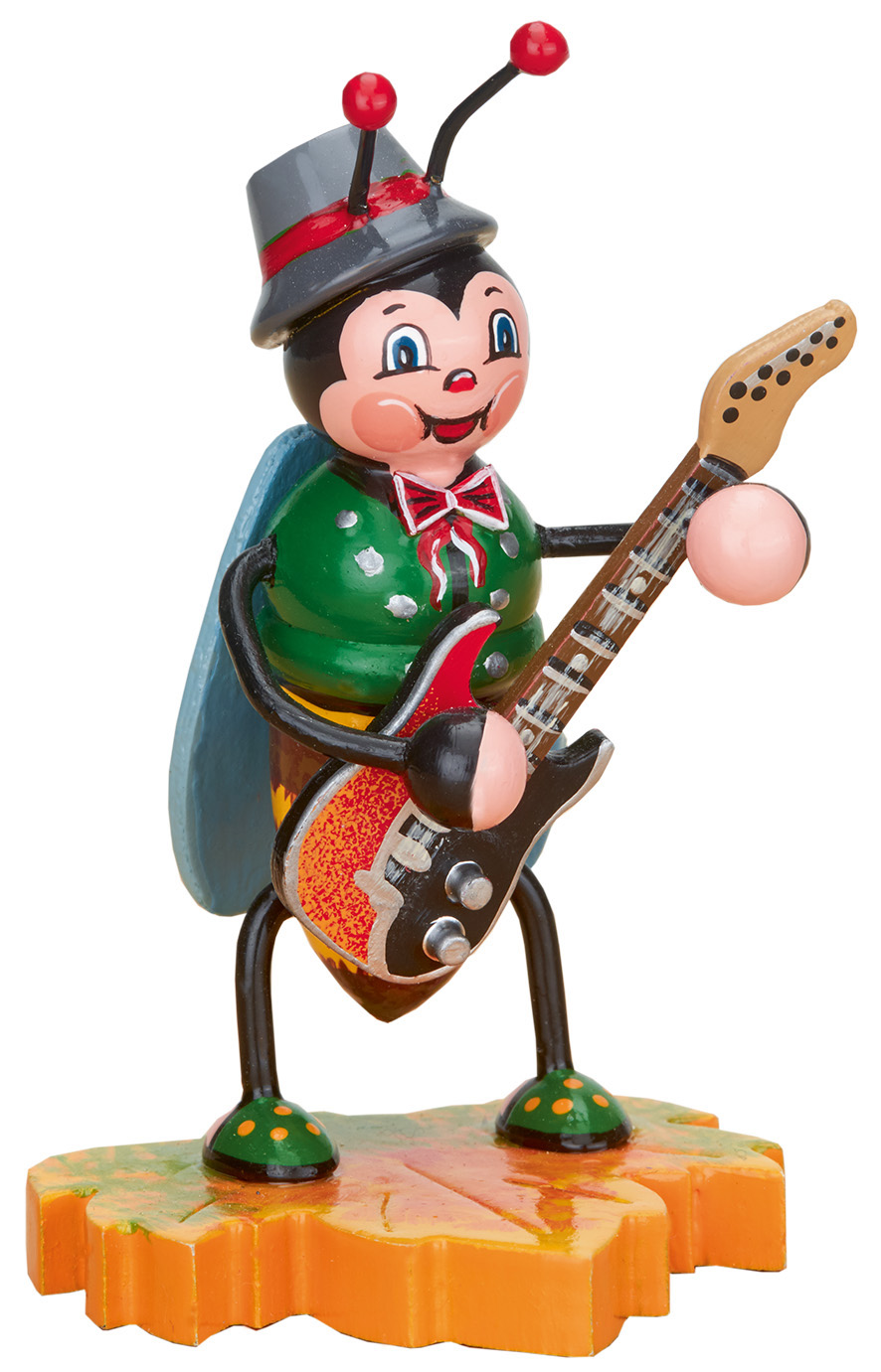 Hummelmännchen mit E-Gitarre