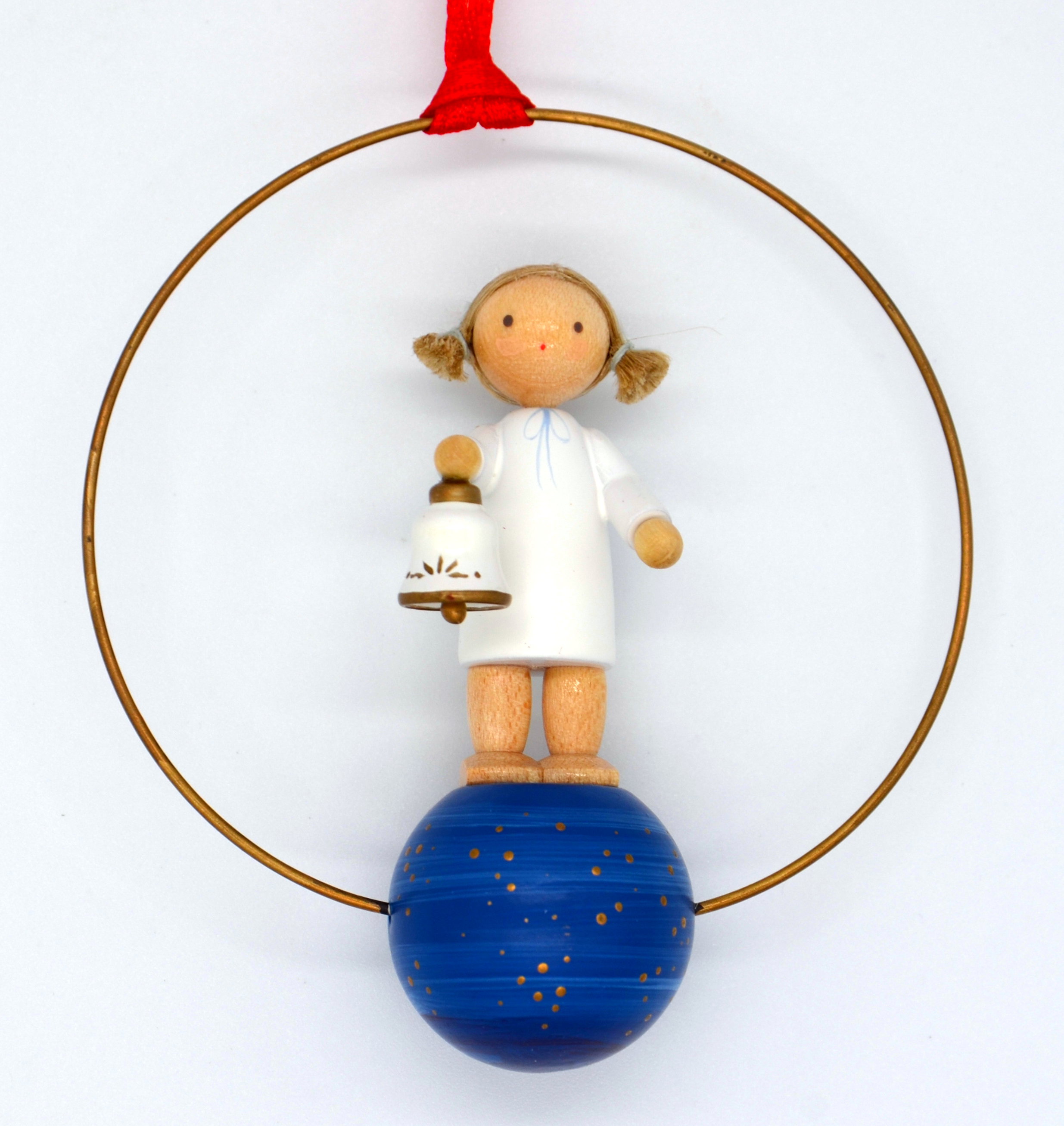 Engel mit Glocke -Weihnachtsschmuck-