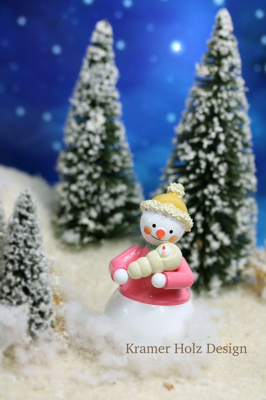 Schätzchen Schneemann mit Baby